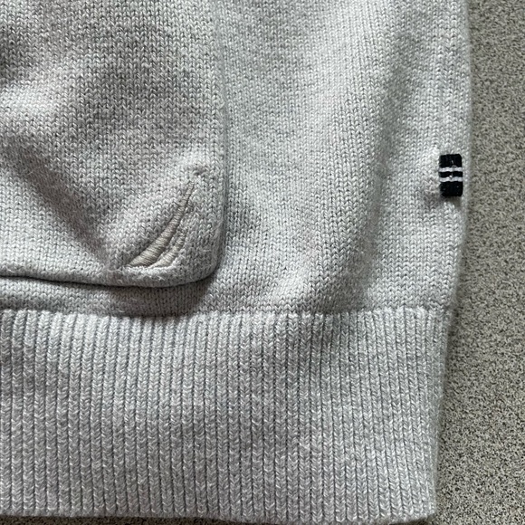 Nautica Grey Button Up Cardigan Sweater Size Medium - Picture 3 of 10